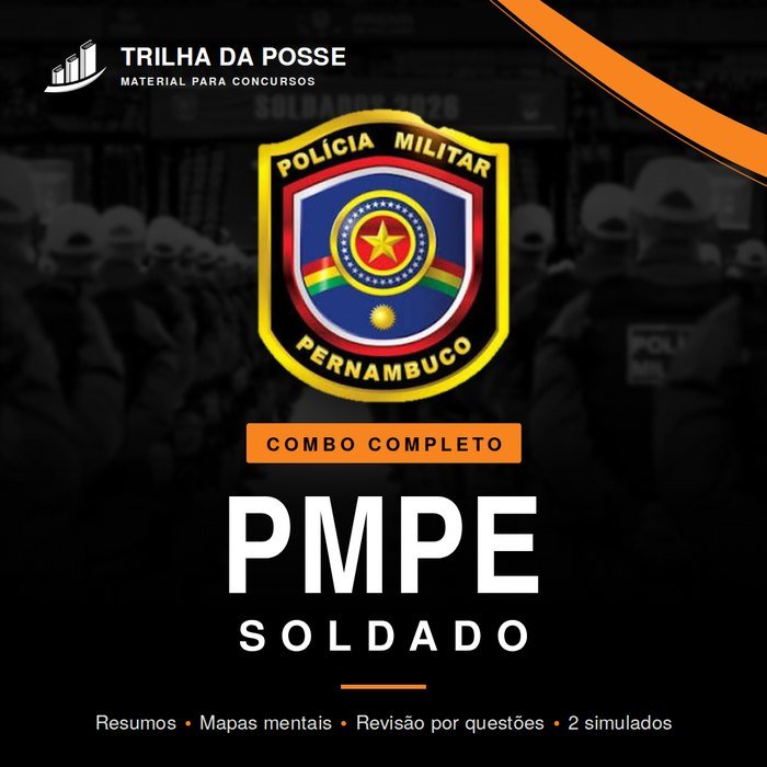 Arte do Combo PMPE — Soldado da Trilha da Posse
